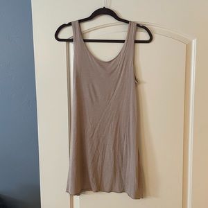 Neutral Tunic Tank Dress